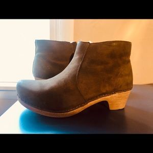 DANSKO Maria— Leather Clog Booties